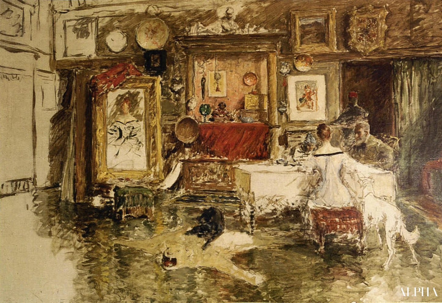The Tenth Street Studio - William Merritt Chase - Riproduzioni di quadri e dipinti di alta gamma