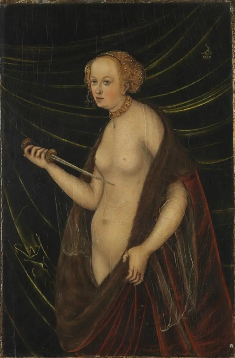 Il suicidio di Lucrezia - Lucas Cranach il Vecchio