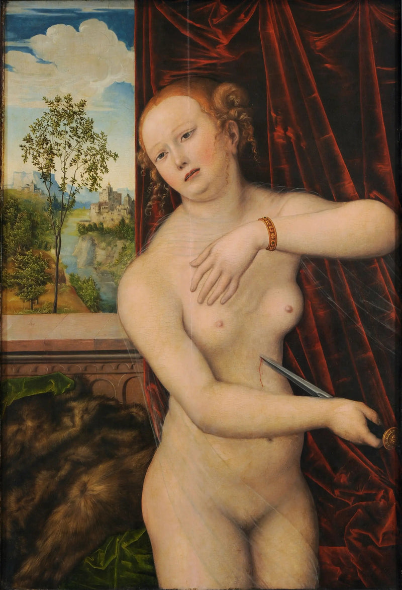 Il suicidio di Lucrezia - Lucas Cranach il Vecchio