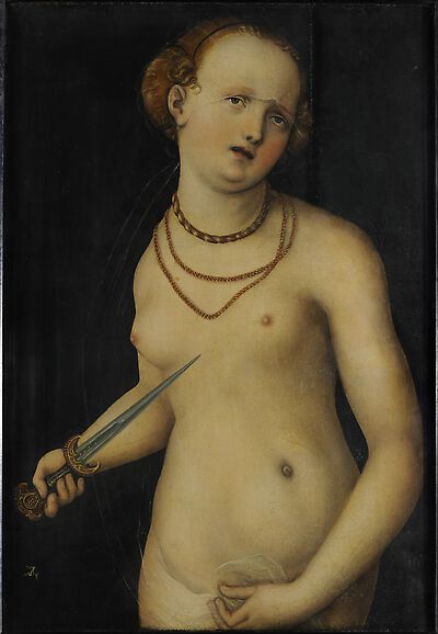 Il suicidio di Lucrezia - Lucas Cranach il Vecchio