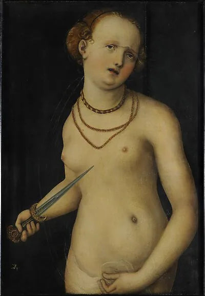Il suicidio di Lucrezia - Lucas Cranach il Vecchio