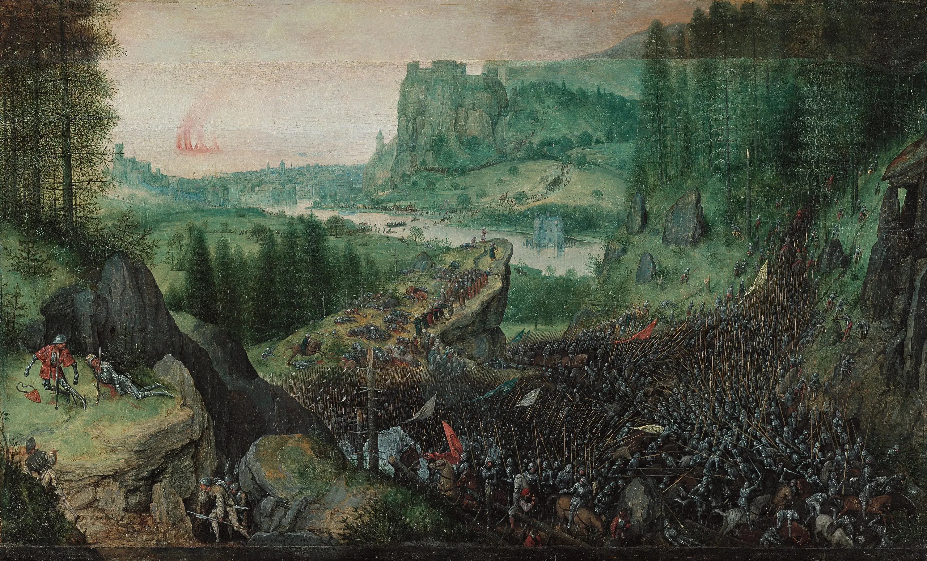 Le Suicide de Saül - Pieter Brueghel the Elder - Alpha Reproduction