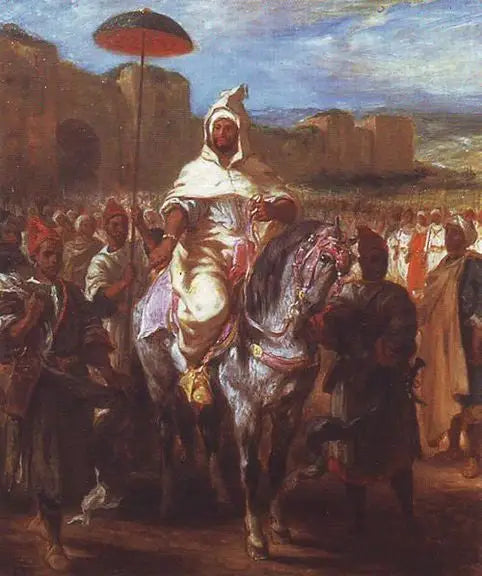 Il sultano del Marocco circondato dalla sua guardia - Eugène Delacroix