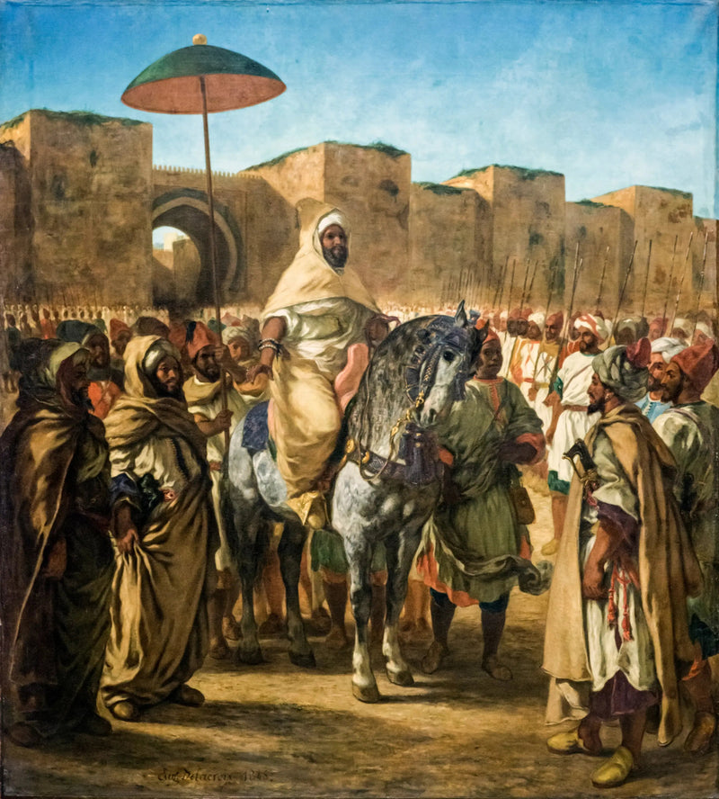 Il Sultano del Marocco - Eugène Delacroix
