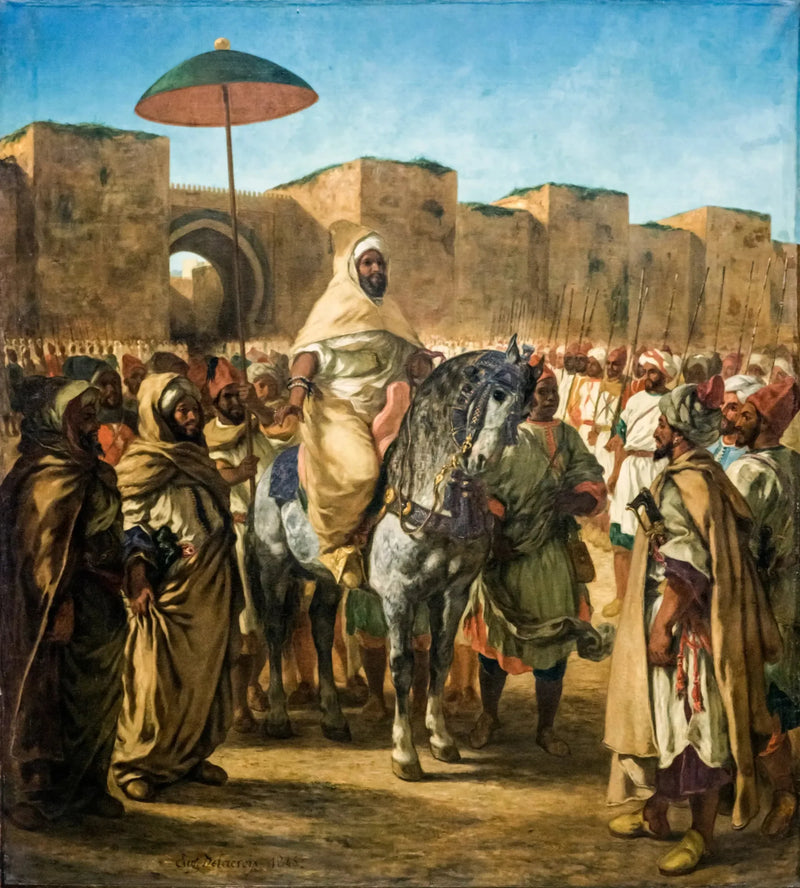 Il Sultano del Marocco - Eugène Delacroix
