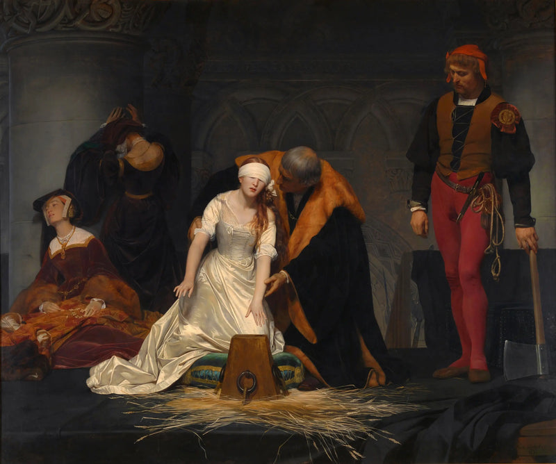 La Supplicio di Jane Grey - Paul Delaroche