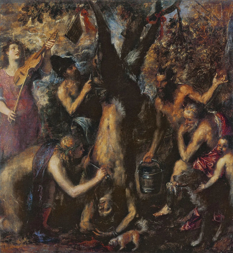 La Supplicio di Marsia - Tiziano