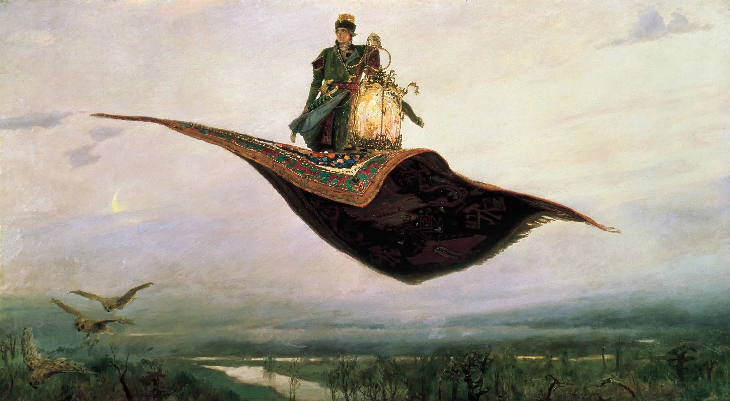 Le Tapis volant - Viktor Vasnetsov - Alpha Reproduction