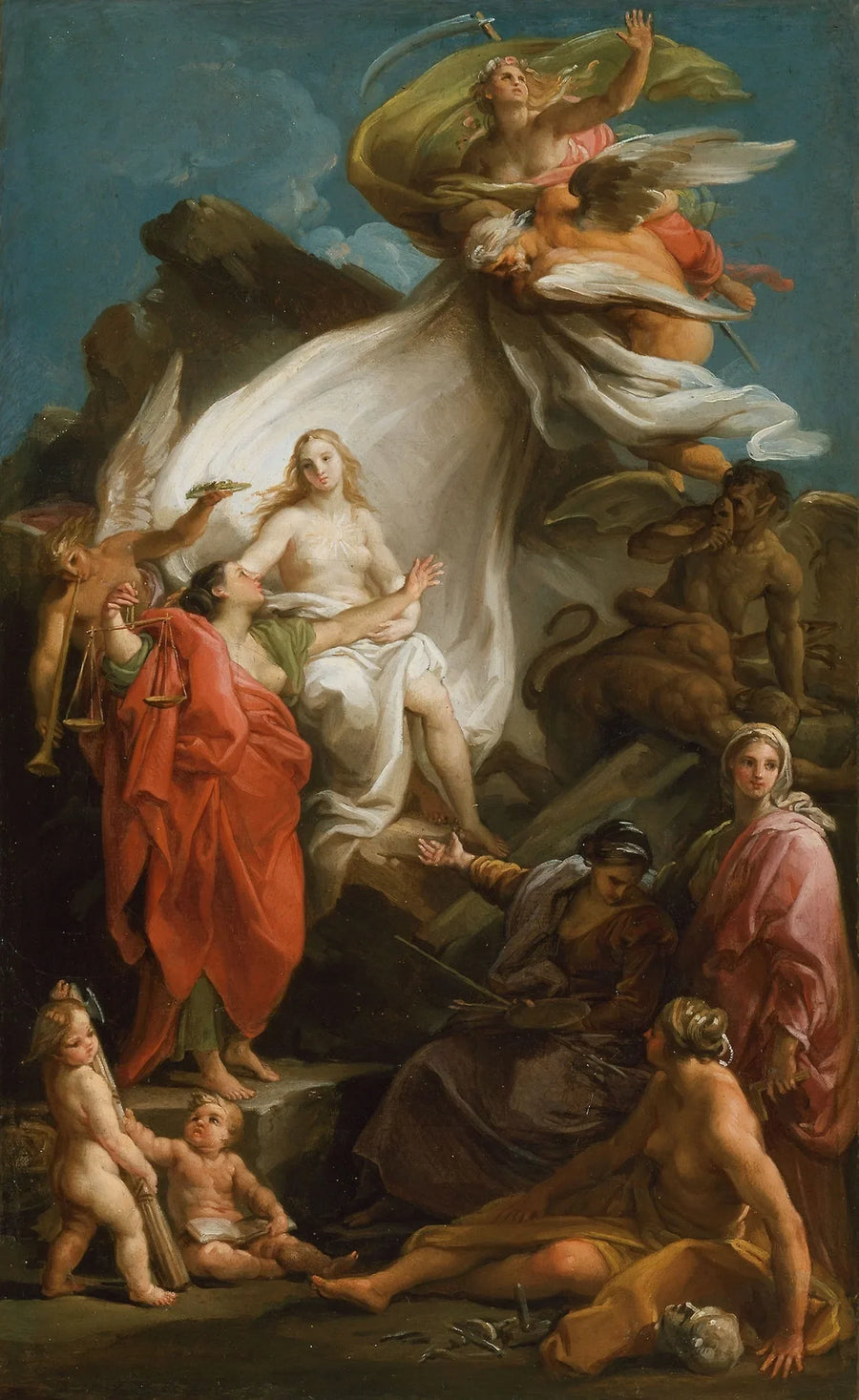 Il tempo svela la verità - Pompeo Batoni