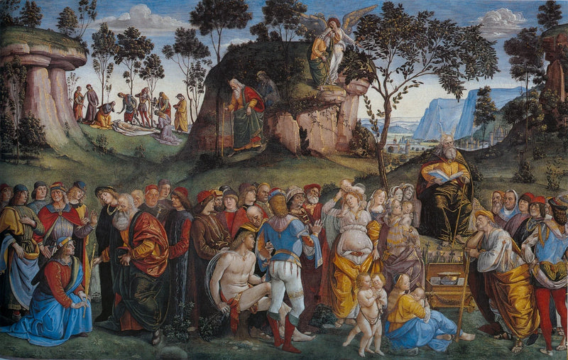 Il Testamento e la morte di Mosè - Luca Signorelli