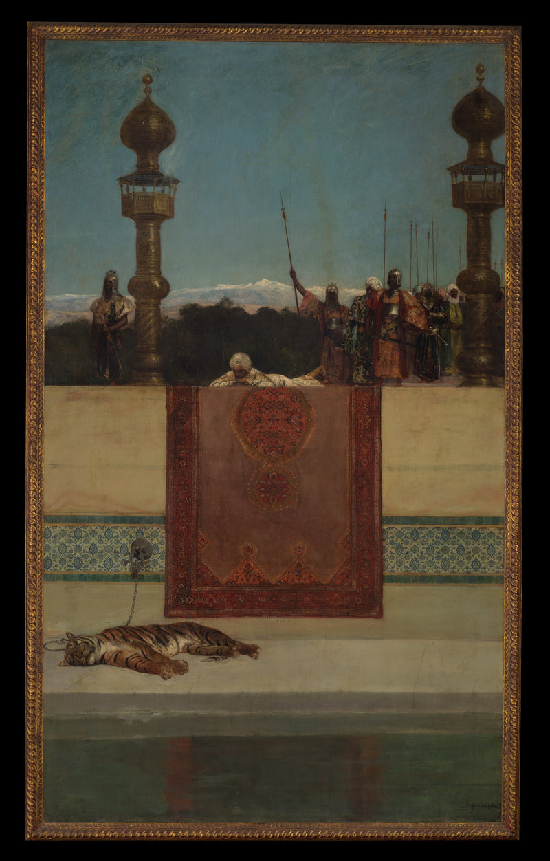 Le tigre du sultan - Jean-Joseph Benjamin-Constant