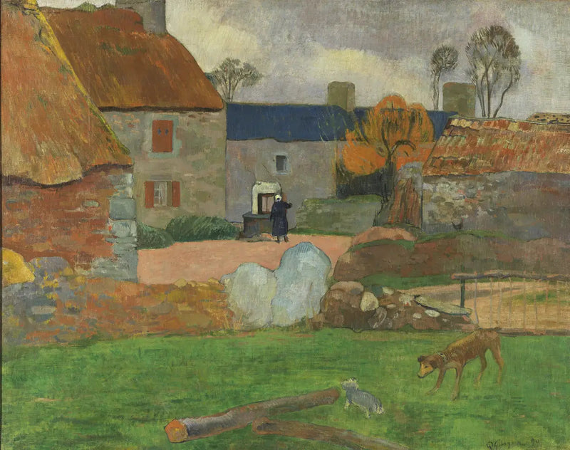 Il Tetto blu - Paul Gauguin