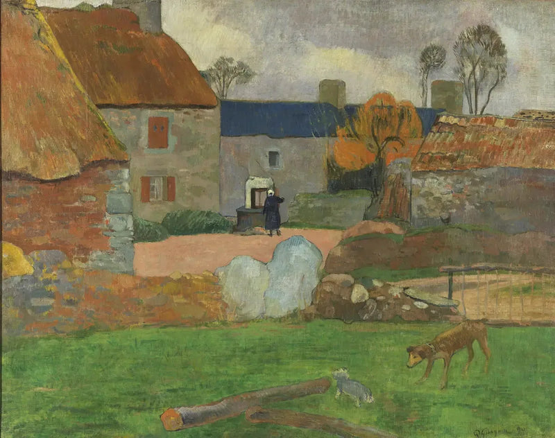 Il Tetto blu - Paul Gauguin