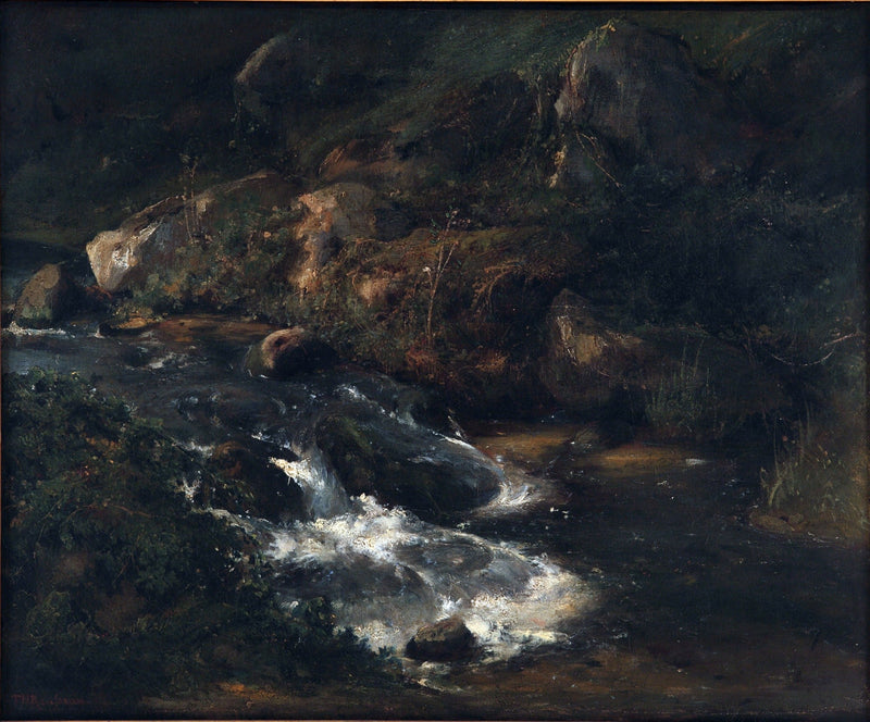 Il torrente - Théodore Rousseau