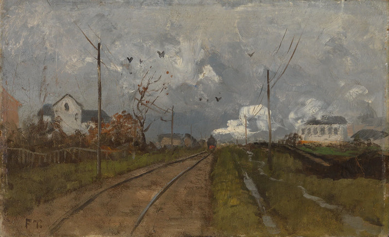 Il treno sta arrivando - Frits Thaulow