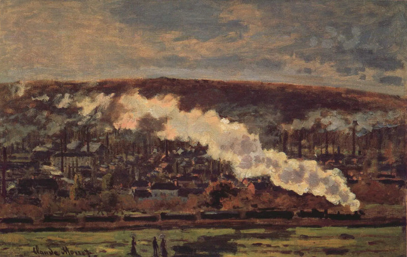 Il treno merci - Claude Monet