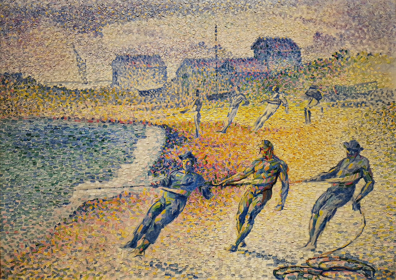 Il trasporto delle reti - Henri-Edmond Cross