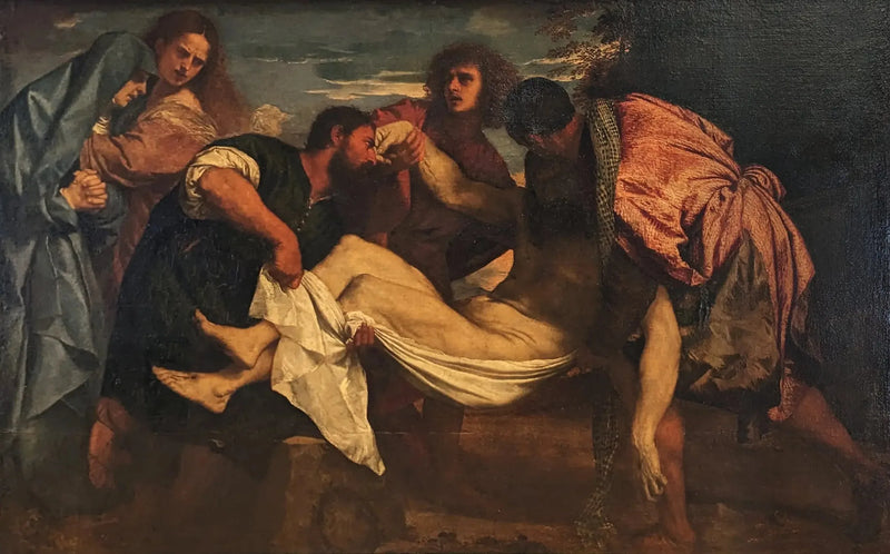 Il Trasporto di Cristo nel sepolcro - Tiziano