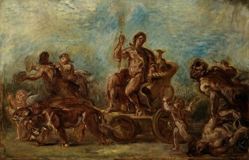Il Trionfo di Bacco - Eugène Delacroix