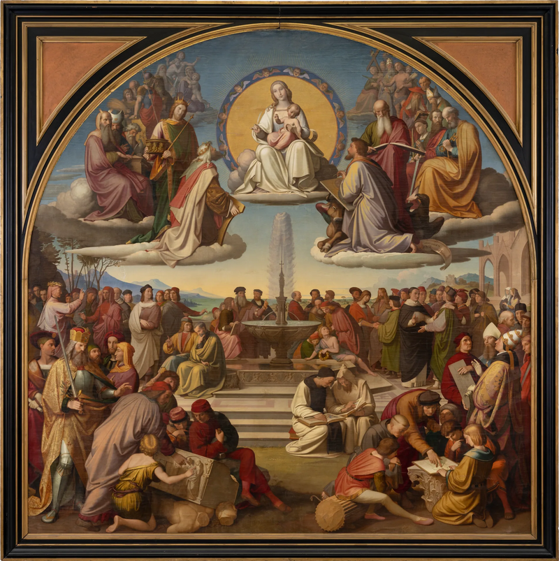 Il trionfo della religione nelle arti - Johann Friedrich Overbeck