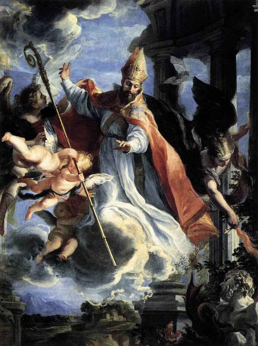 Il Trionfo di Sant'Agostino - Claudio Coello
