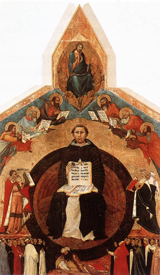 Il trionfo di san Tommaso d'Aquino - Lippo Memmi