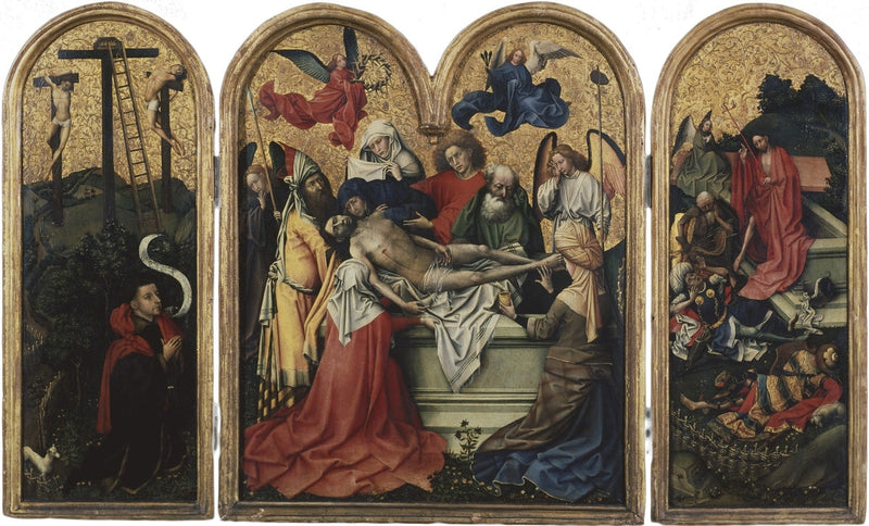 Il trittico di Seilern – La deposizione - Robert Campin