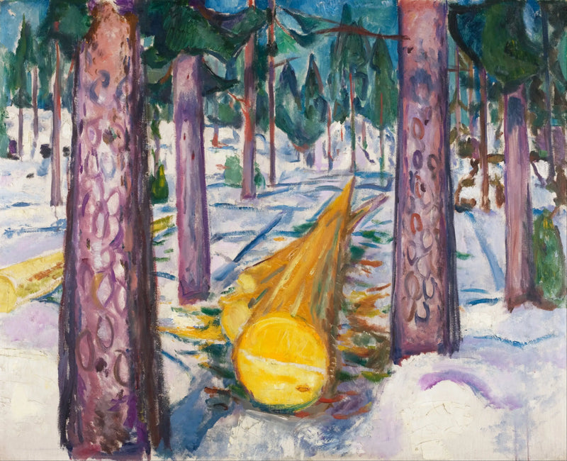 Il tronco giallo - Edvard Munch