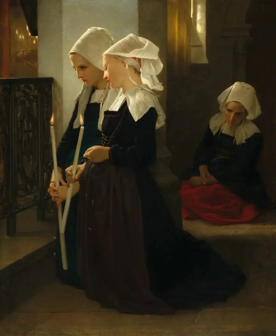 Il Voto di Santa Anna d'Auray - Bouguereau