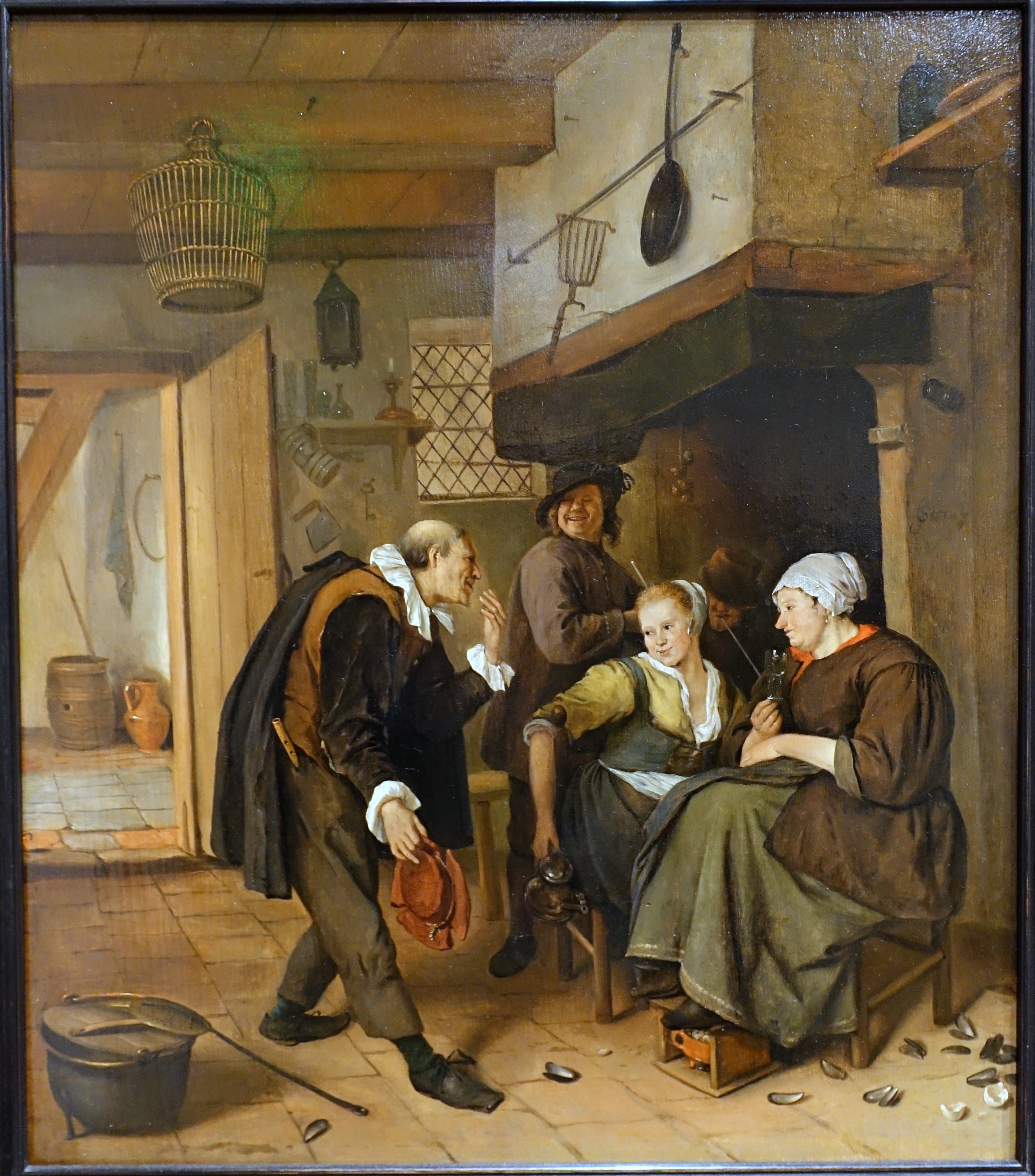 Le Vaillant - Jan Steen image 1 reproduction artisanale de tableau