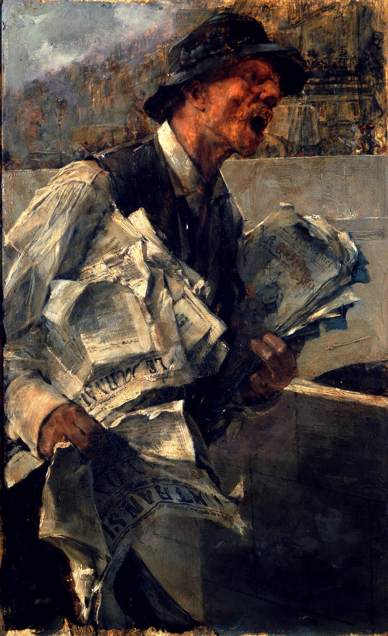 Il venditore di giornali - Giovanni Boldini