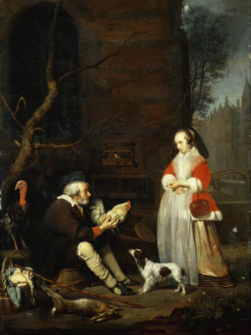 Le vendeur de volailles - Gabriel Metsu