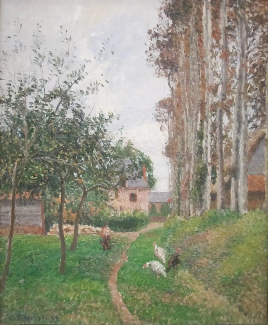 Il Frutteto del Manoir d'Ango con le Galline, Varengeville - Camille Pissarro