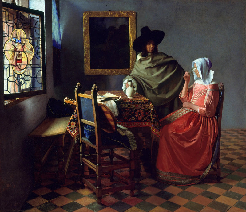 Il Bicchiere di vino - Johannes Vermeer
