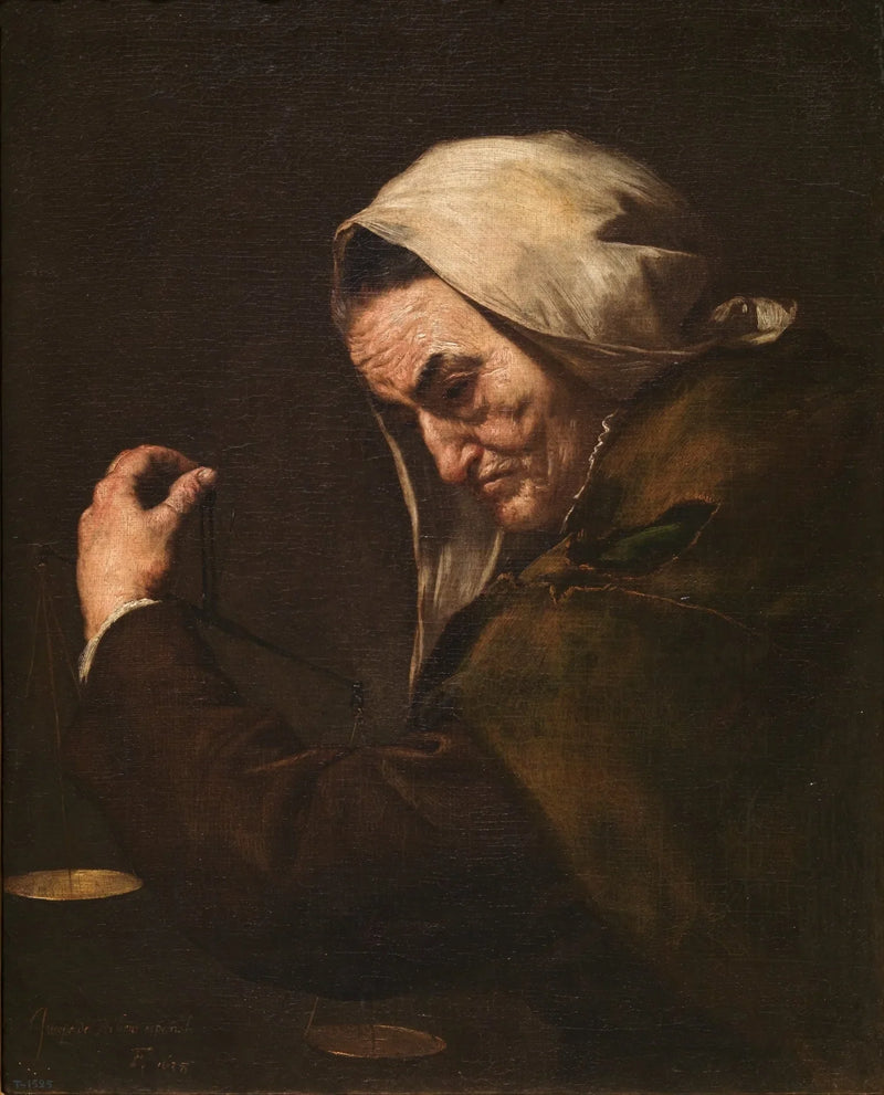 Il vecchio usuraio - Jusepe de Ribera