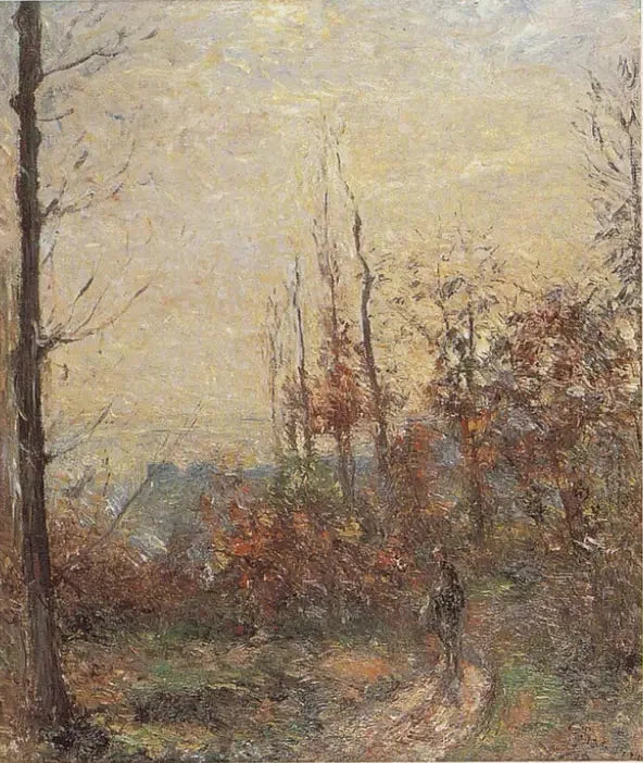 Il vecchio sentiero in autunno, Pontoise - Camille Pissarro
