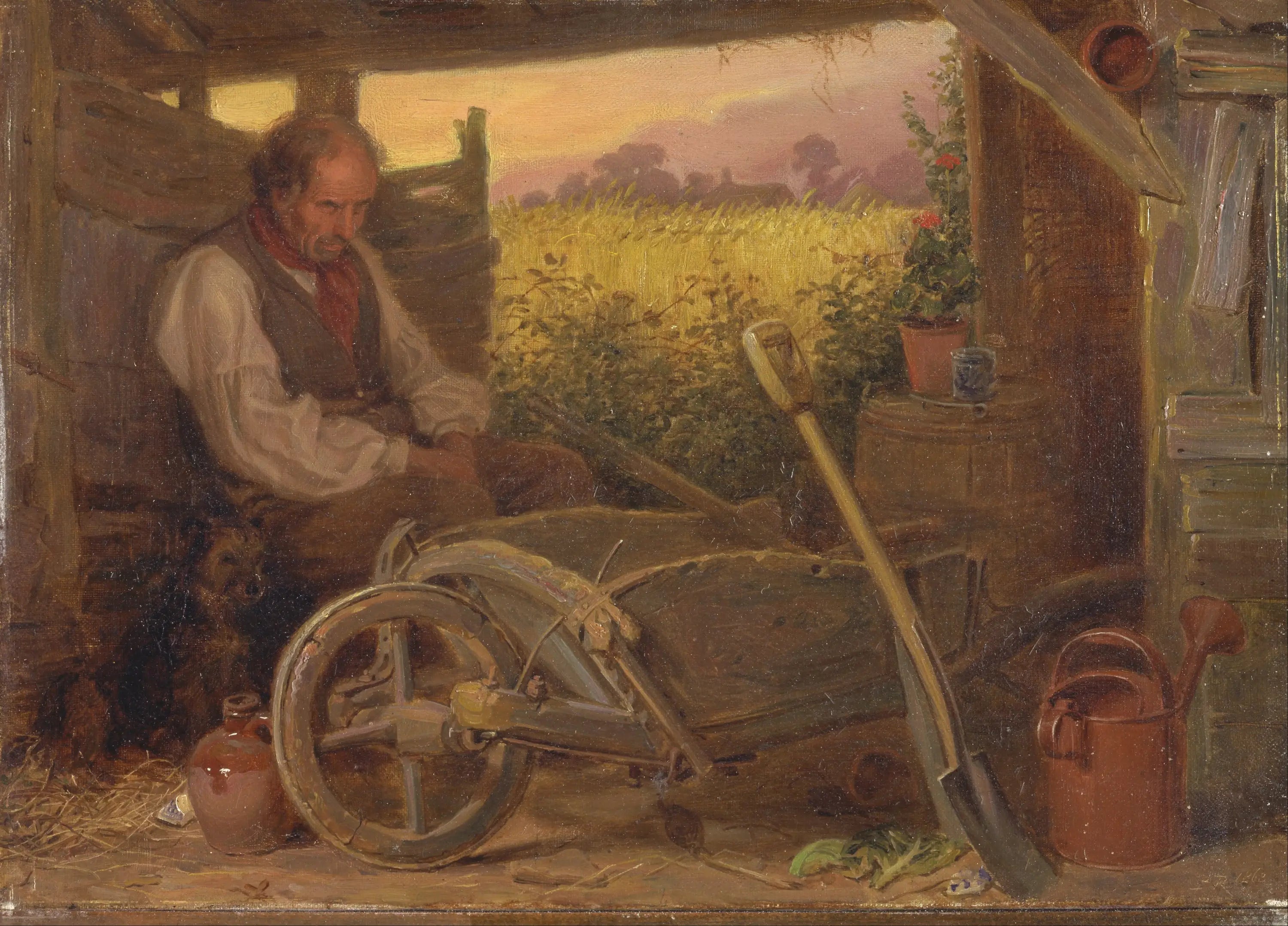 Le vieux jardinier - Briton Rivière - Alpha Reproduction