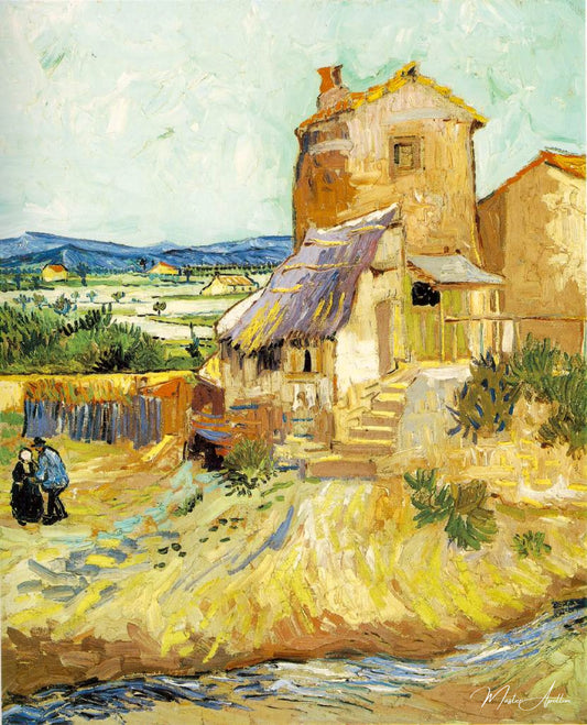 Le vieux moulin - Van Gogh - Reproductions de tableaux et peintures haut de gamme