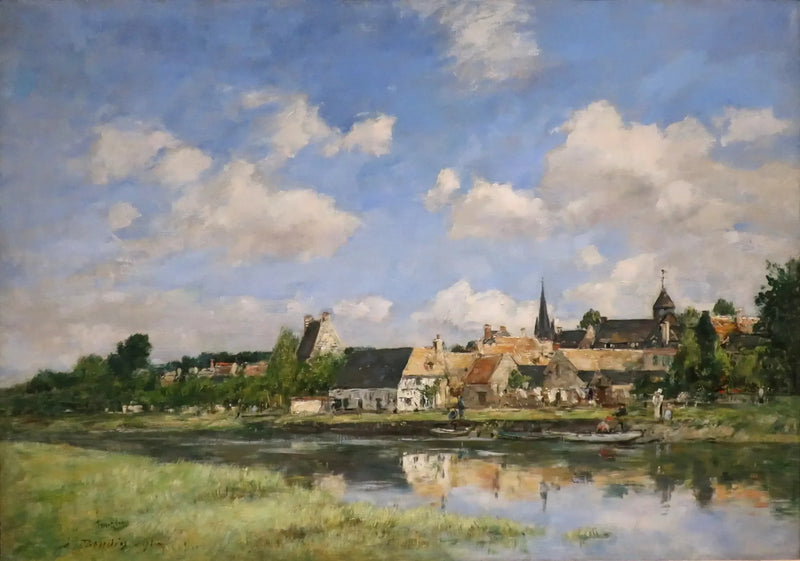 Il vecchio porto di Touques - Eugène Boudin
