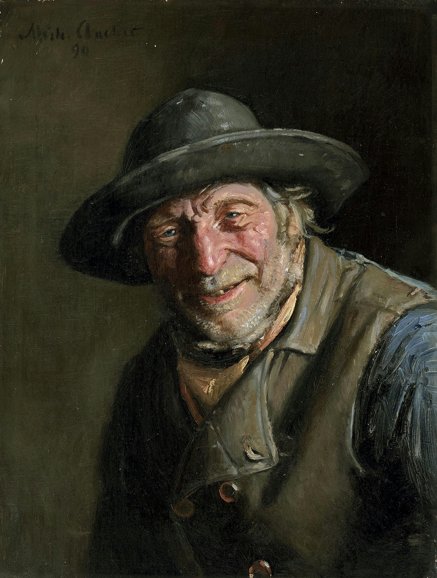 Vecchio Sereno. -Michael Peter Ancher