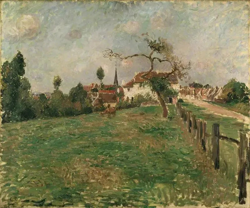 Il villaggio di Éragny - Camille Pissarro