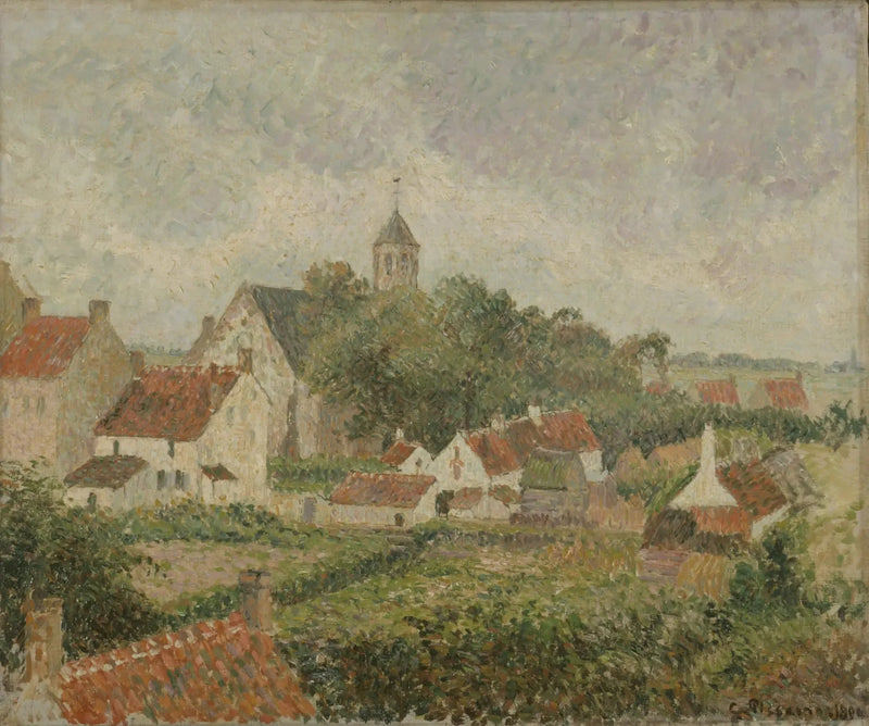 Il villaggio di Knocke - Camille Pissarro