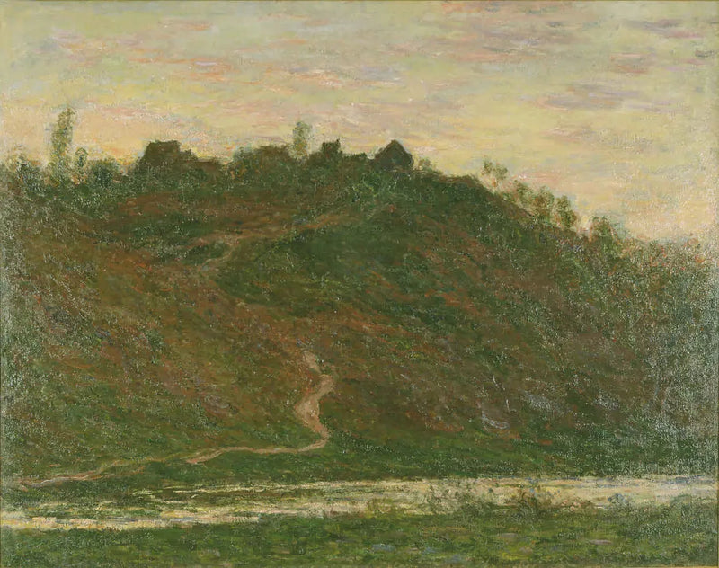 Il villaggio di La Roche-Blond, Effetto della sera - Claude Monet