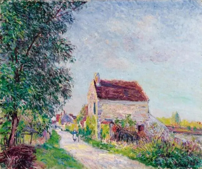 Il villaggio dei Sablons - Alfred Sisley