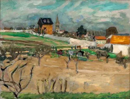 Il villaggio visto dalla campagna - Pierre Bonnard