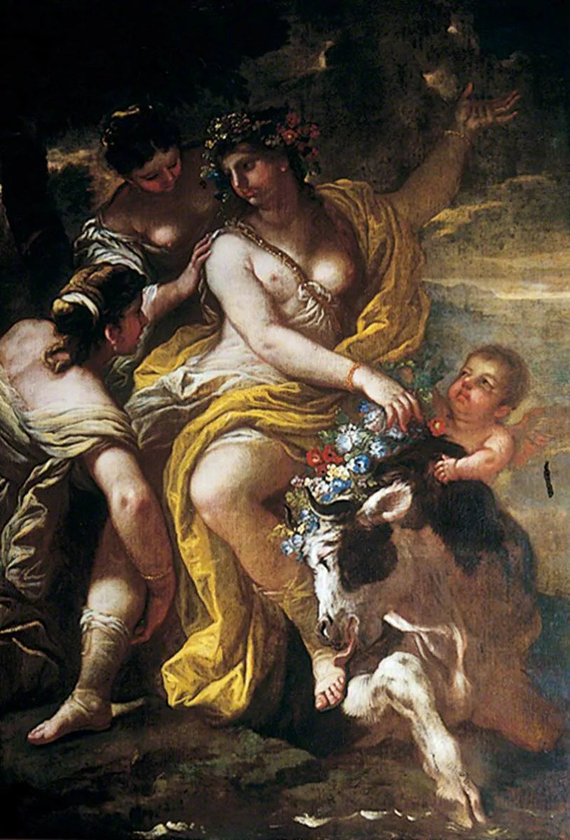 Il violamento dell'Europa - Luca Giordano