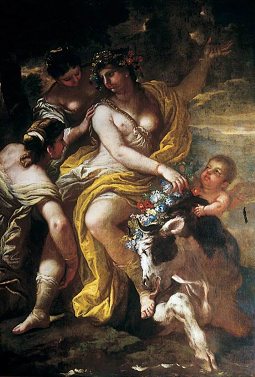 Il violamento dell'Europa - Luca Giordano