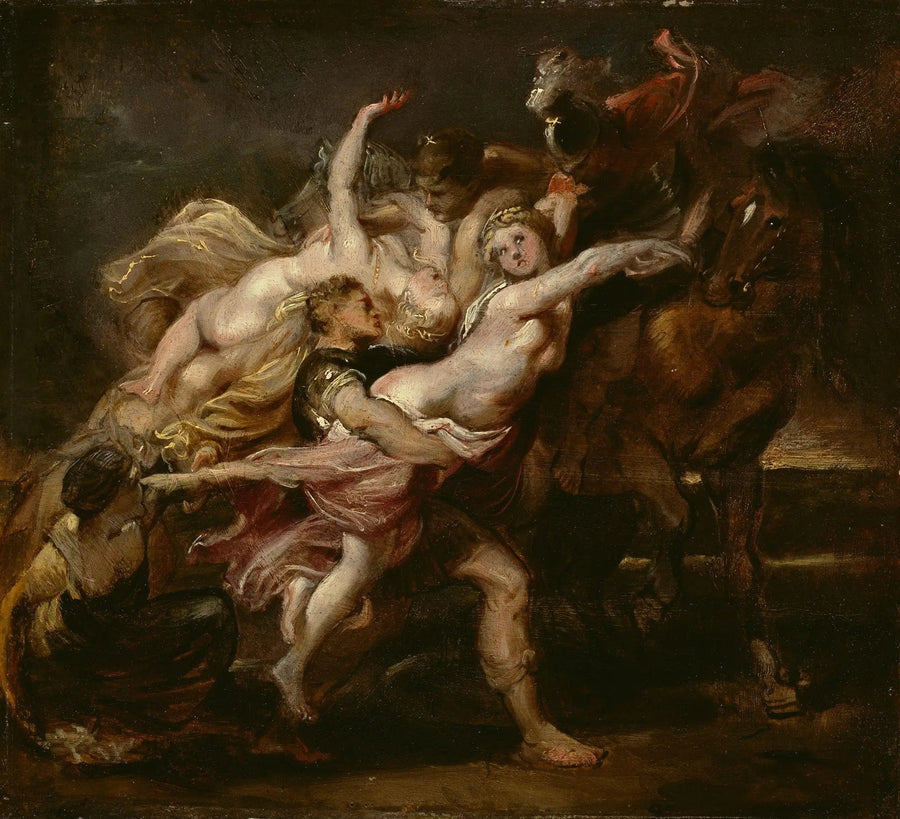 Il violento delle ragazze di Levkippos - Peter Paul Rubens