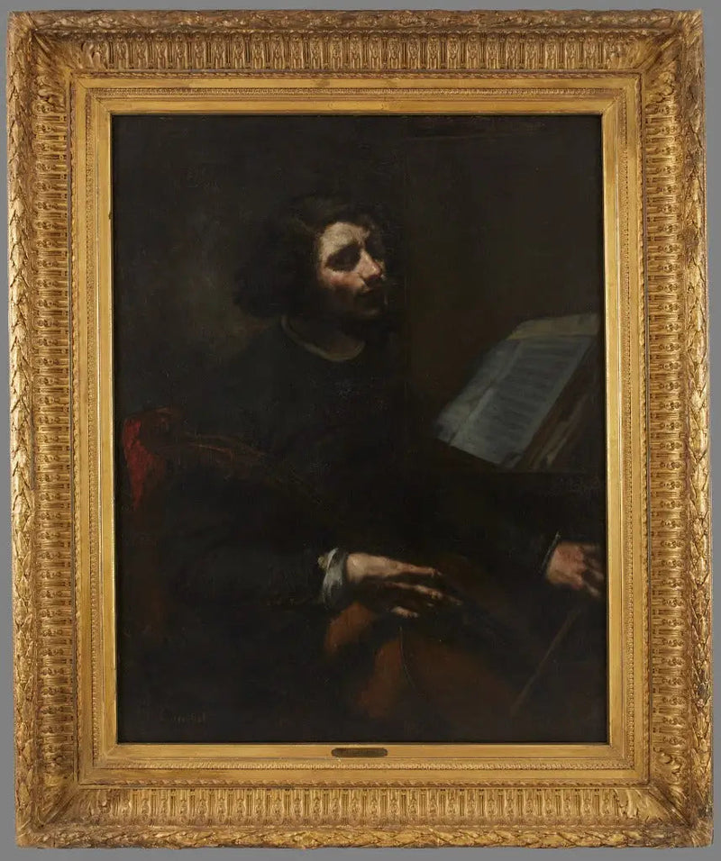 Il violoncellista - Gustave Courbet