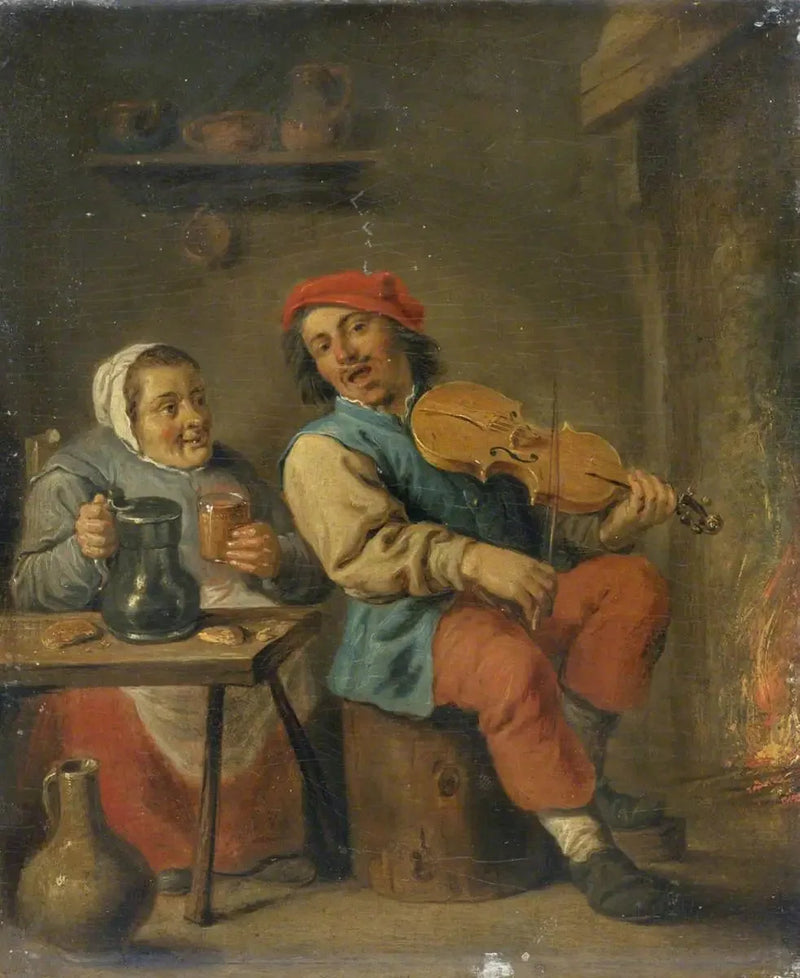 Il violinista - David Teniers il Giovane